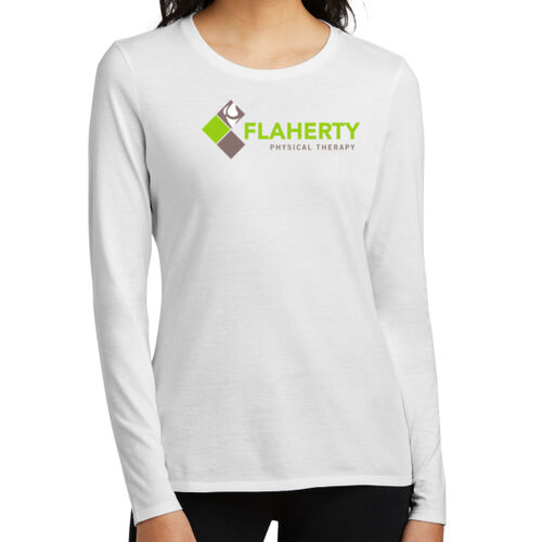 FPT - Women's Perfect Blend ® CVC Long Sleeve Tee Thumbnail